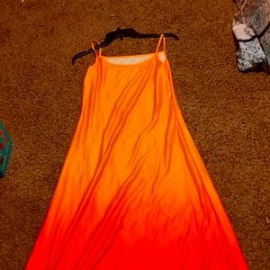 Spaghetti strap dress